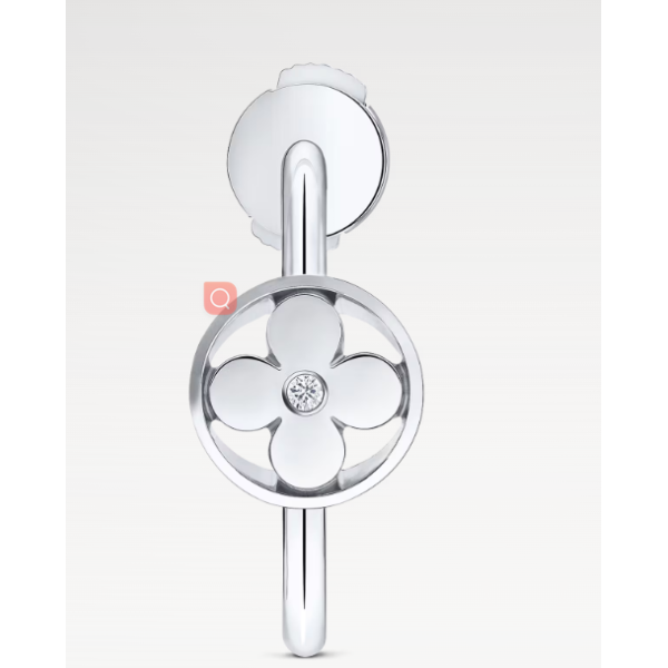 IDYLLE BLOSSOM SMALL HOOP 18K