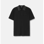 Crystal Leopard Polo Shirt