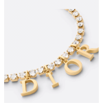Gold-Finished Metal and Silver-Tone Crystals