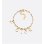 Gold-Finished Metal and Silver-Tone Crystals