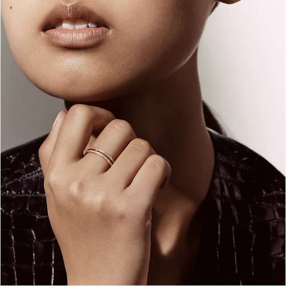 Ariane wedding band, small model
