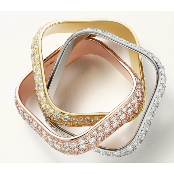 Trinity Cushion Ring