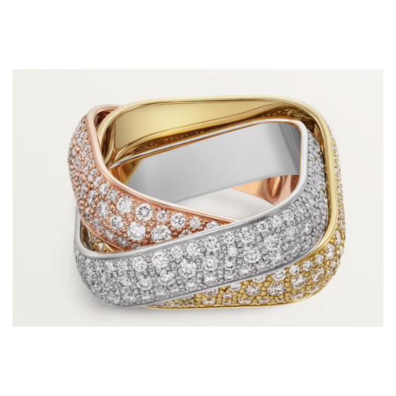Trinity Cushion Ring