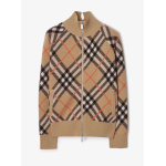 Check Wool Blend Track Jacket