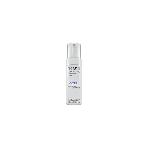 Top Product Sensitive Skin Cleanser - S1.1 Foam 150ml by Cosmoderma - Gentle Care Made in Italy
