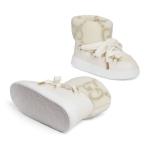 Women's Ivory Wool Effect Boots