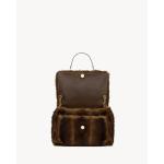 Large NIKI shearling bag