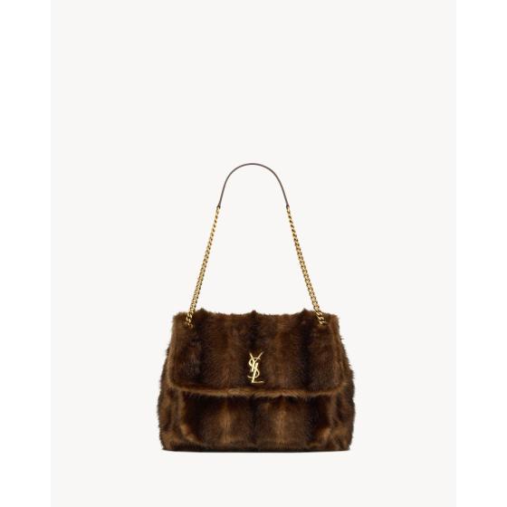 Large NIKI shearling bag