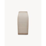 Silk Knitted Pencil Skirt