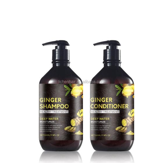 Best seller organic fast hair growth shampoo ginger private label hair growth shampoo and conditioner