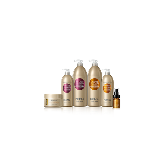 PANISHA Water-oil balance hair care set Help hair health repair, restore shine and smooth Natural collagen complex hair shampoo