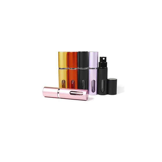 Wholesale 5ml Atomizer Refillable perfume Spray Bottle Aluminium Bottle For Parfum With Window Portable perfume Bottle