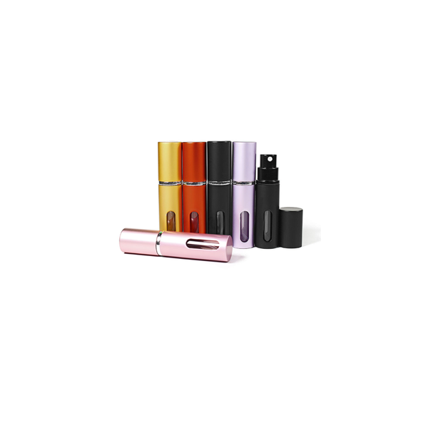 Wholesale 5ml Atomizer Refillable perfume Spray Bottle Aluminium Bottle For Parfum With Window Portable perfume Bottle