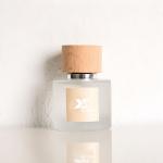 New Designer 50ml Wood Covered Glass perfume Spray Bottle With Box