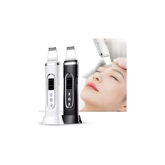 2024 New Arrival Ems Vibration Face Spatula Peel Facial Peeling Skin Care Cleaner Sonic Spatula Ultrasonic Skin Scrubber 500 Mah