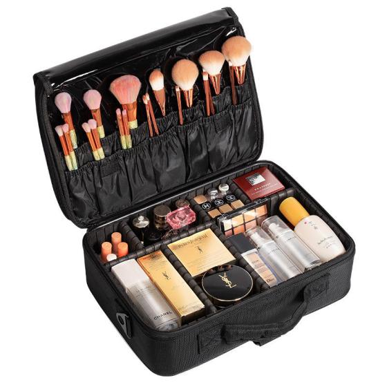 Women/makeup artist and multifunctional suitcase storage waterproof Oxford cosmetic travel bags cases