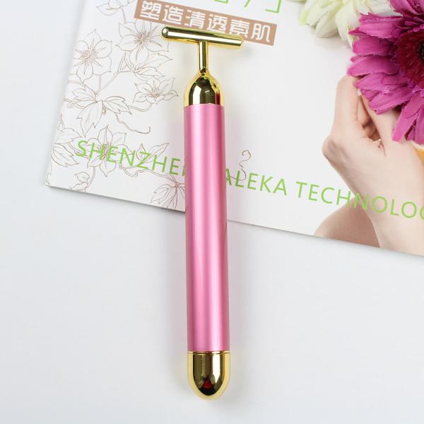 Portable Beauty and Personal Care Product Face Lifting Facial Massager Real Gold Beauty Bar for Christmas Gift Woman