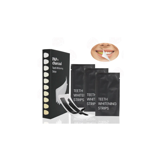 Oral Care Dental Whitening Patch Mint Scented Bamboo Charcoal Whitening Teeth Strips