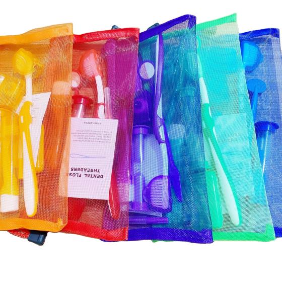 8 Pieces Orthodontic Patient Kit Dental Ortho Oral Care Hygiene Kits