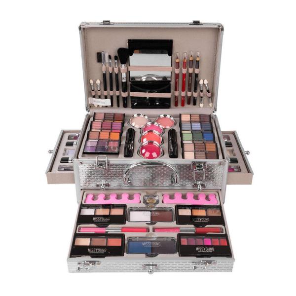 Artist make up Cosmetic Portable Organizer beauty storage large train case