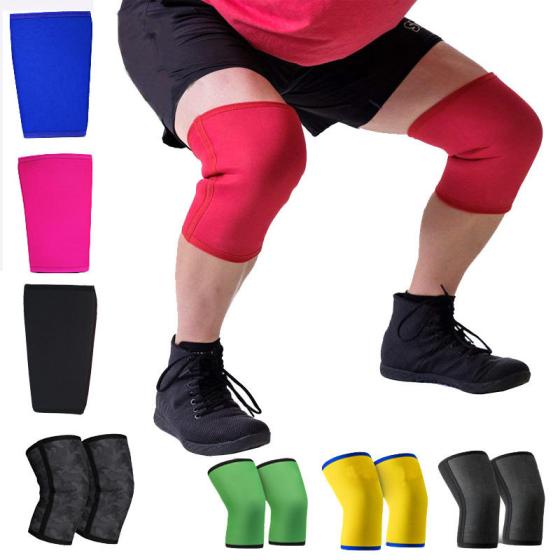 Custom Logo Weight Lifting Gym Squat Neoprene 7mm Powerlifting Knee Sleeves