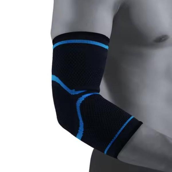 Wholesale Custom Logo Soft and Elastic Breathable Nylon Elbow Pads for Fitness Weightlifting Protective Gear
