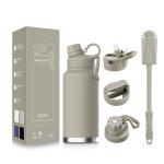 Eco-friendly Direct Drinking Water Bottle Vacuum Flasks Double Wall Vacuum Insulated Stainless Steel Sports Waterbottle