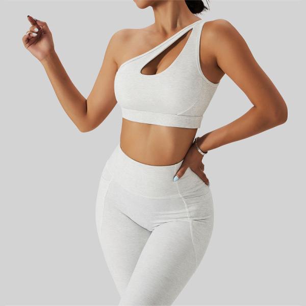 Custom Logo Women Workout Gym Fitness Sets Custom Sports Bra Legging Yoga Set