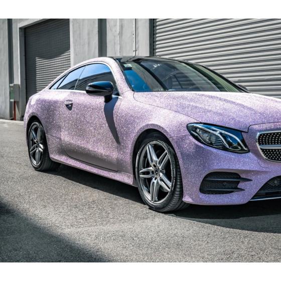 Fashion Flash Diamond Color Purple Pink Champagne Gold Blue Black Silver Matte Car Vinyl Wrap Film Glitter Car