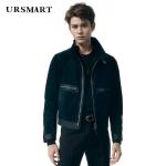Classic suede men's jacket fashion lapel new autumn winter leather short jacket for men